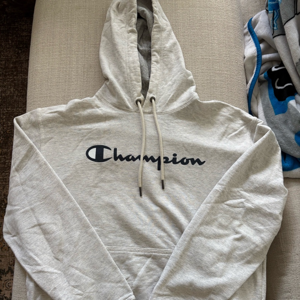 Champion Heather Gray Athletic Hoodie
